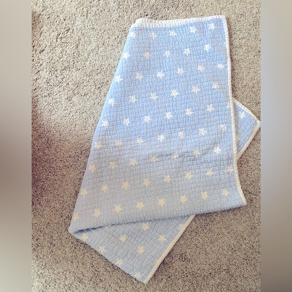 Other Blue Baby Blanket With Star Pattern Poshmark
